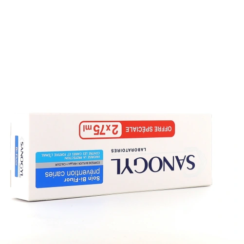 Sanogyl Bi-fluor Dentifrice Prévention caries