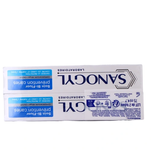 Sanogyl Bi-fluor Dentifrice Prévention caries