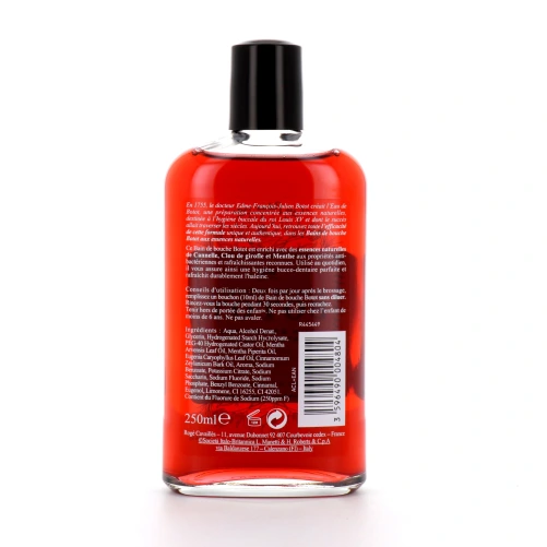 Botot Bain de bouche Cannelle Clou de Girofle Menthe