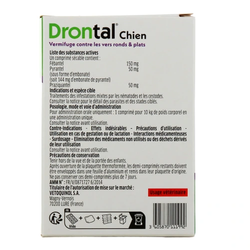Drontal Chien Vermifuge