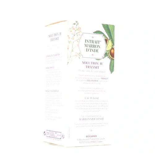 Intrait Marron d'Inde Solution H Transit