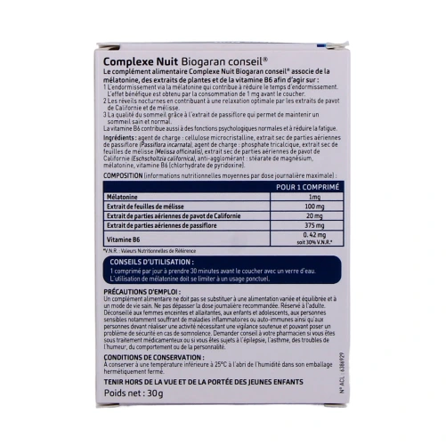 Biogaran Complexe Nuit