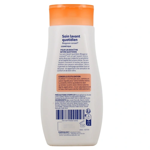 Biogaran Soin Lavant Intime Quotidien