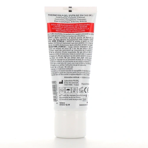 ThermCool Gel Anti-Douleurs Froid + Huiles Essentielles