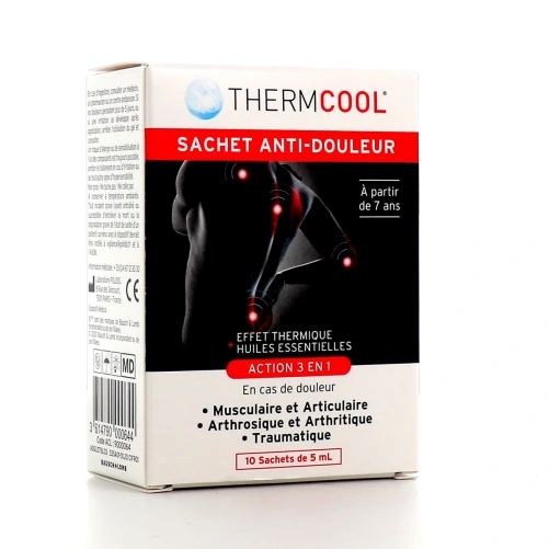ThermCool Gel Anti-Douleurs Froid + Huiles Essentielles