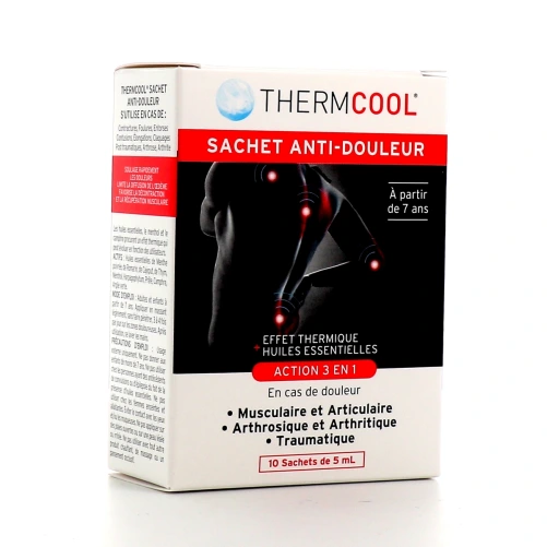 ThermCool Gel Anti-Douleurs Froid + Huiles Essentielles