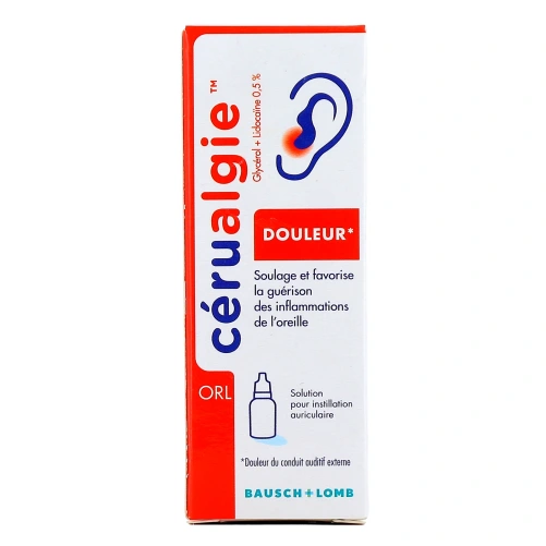 Cérualgie Douleur Gouttes Auriculaires