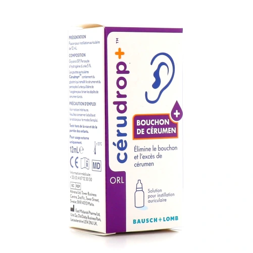 Cérudrop+ Bouchon de Cérumen