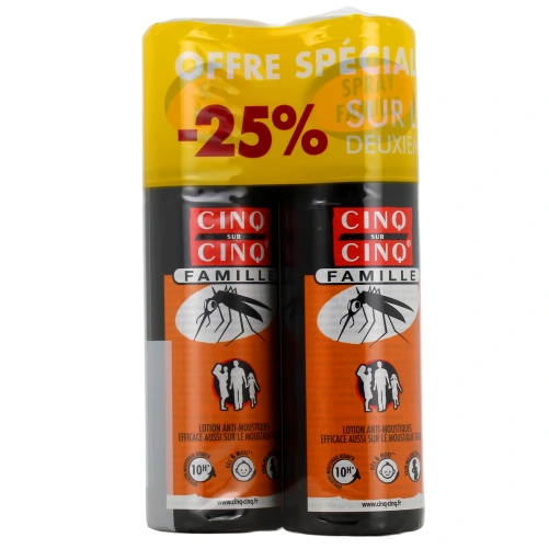 Cinq sur Cinq Famille Lotion anti-moustiques