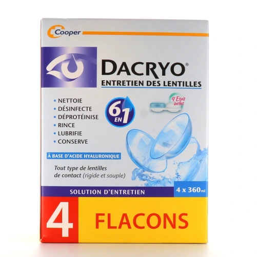 Dacryo Entretien des Lentilles 6-en-1