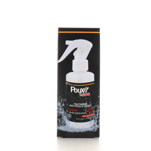 Pouxit Flash Traitement anti-poux et lentes Spray