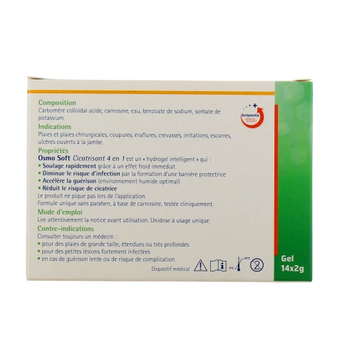 Cooper Osmo soft Cicatrisant 4 en 1 format unidose