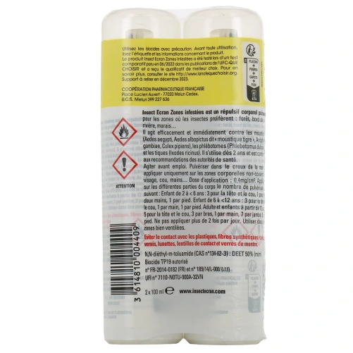 Insect Ecran Anti Moustique Zones infestées
