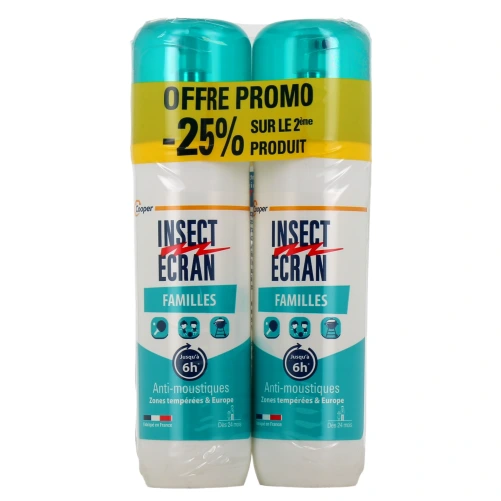 Insect Ecran Familles Anti-Moustiques Spray
