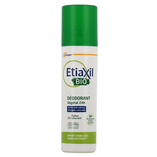 Etiaxil Bio Déodorant Spray Végétal 24h