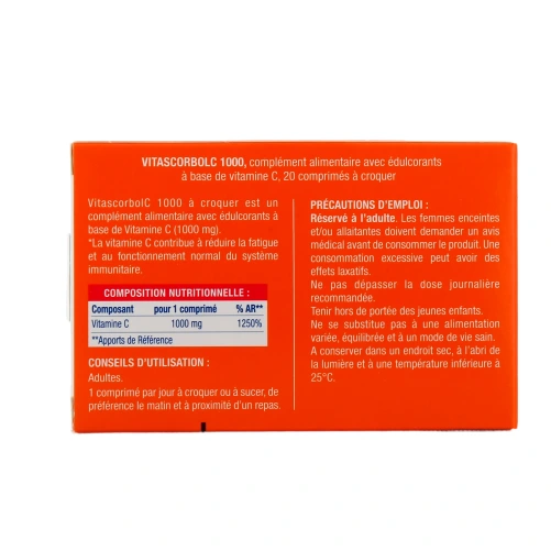 Vitascorbol Vitamine C 1000