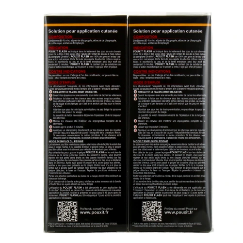Pouxit Flash Traitement anti-poux et lentes Spray