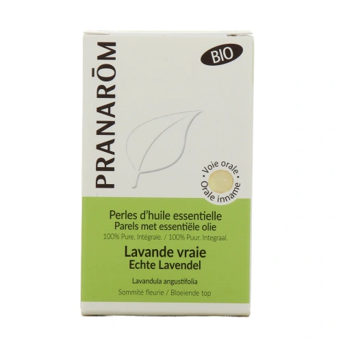 Pranarom Perles d'Huile Essentielle Lavande Vraie Bio