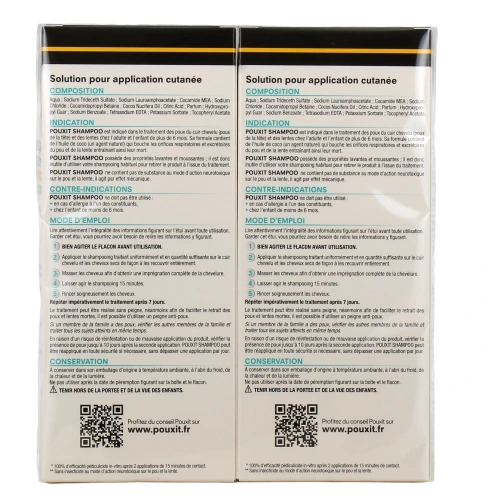 Pouxit Shampooing Anti-Poux et Lentes