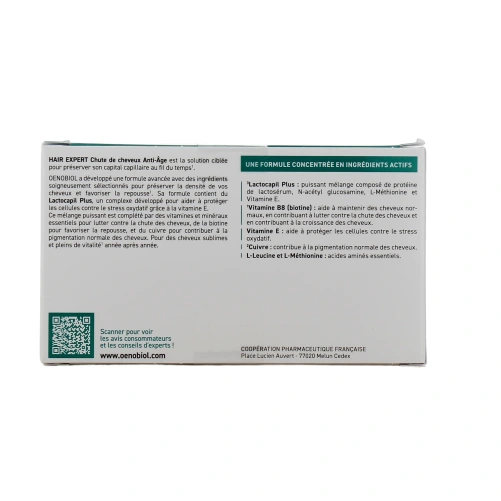 Oenobiol Hair Expert Chute de Cheveux Anti-Age