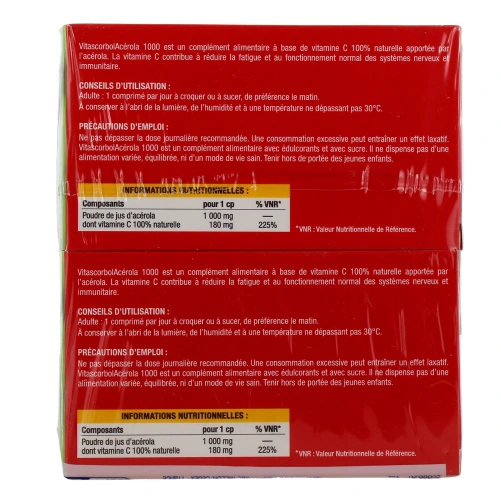 Vitascorbol Acérola 1000