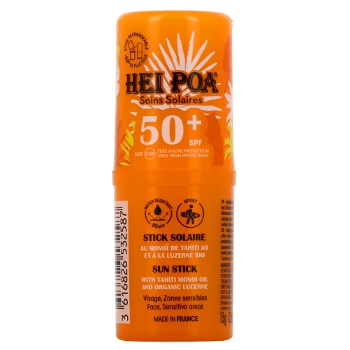 Hei Poa Stick Solaire Visage SPF50+ au Monoï de Tahiti