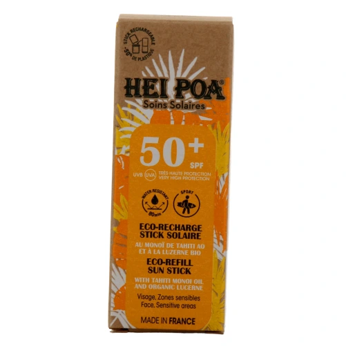 Hei Poa Stick Solaire Visage SPF50+ au Monoï de Tahiti