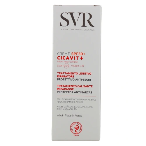 SVR Cicavit+ Crème réparatrice SPF50+