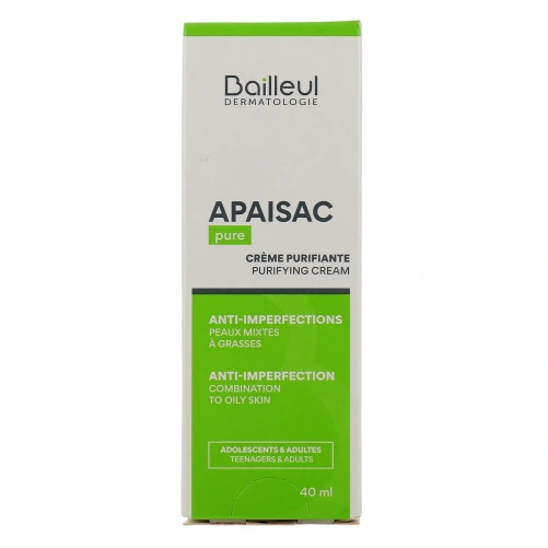 Apaisac Biorga Crème Purifiante Anti-Imperfections