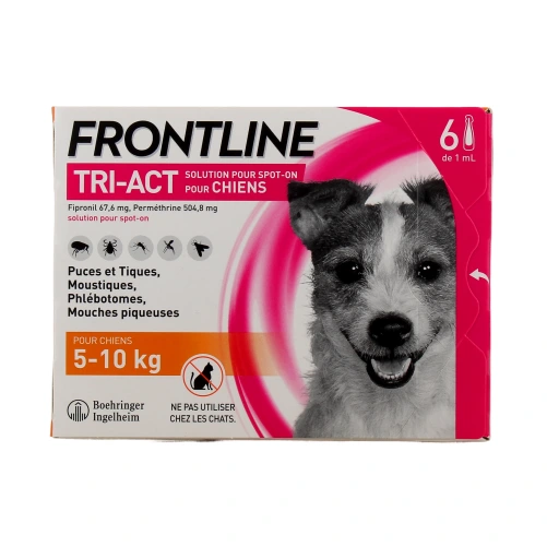 Frontline Tri-Act Chien Pipettes