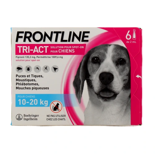 Frontline Tri-Act Chien Pipettes