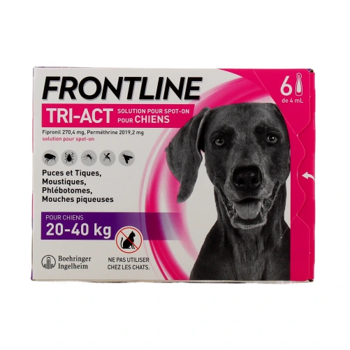 Frontline Tri-Act Chien Pipettes