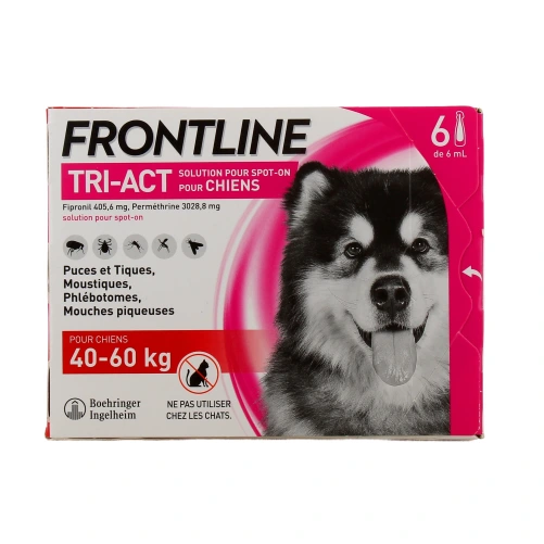 Frontline Tri-Act Chien Pipettes