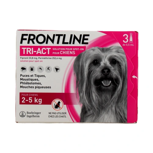 Frontline Tri-Act Chien Pipettes