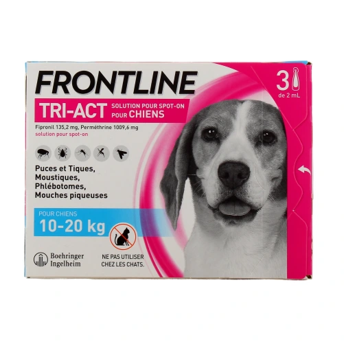 Frontline Tri-Act Chien Pipettes