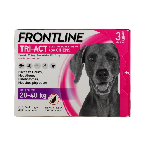 Frontline Tri-Act Chien Pipettes