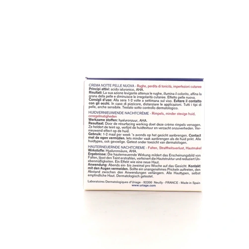 Uriage Age Lift Peel Crème Nuit Peau Neuve