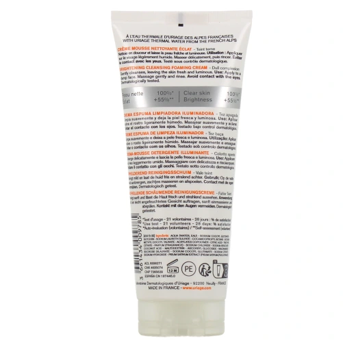 Uriage Dépiderm Crème Mousse Nettoyante Eclat