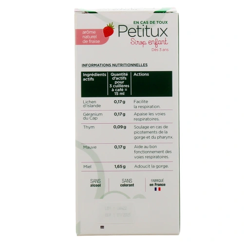 Lehning Petitux Sirop Enfants