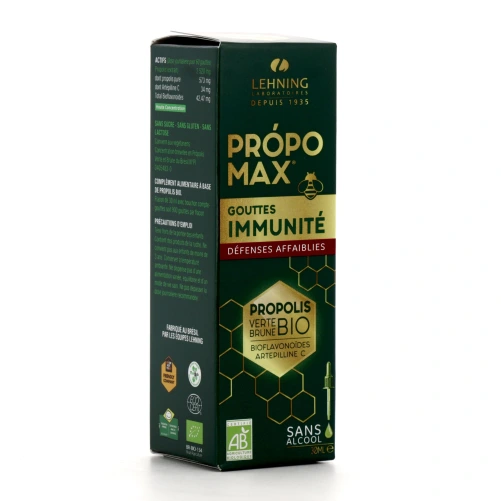 Propomax Immunité Défenses Affaiblies Extrait de Propolis Bio