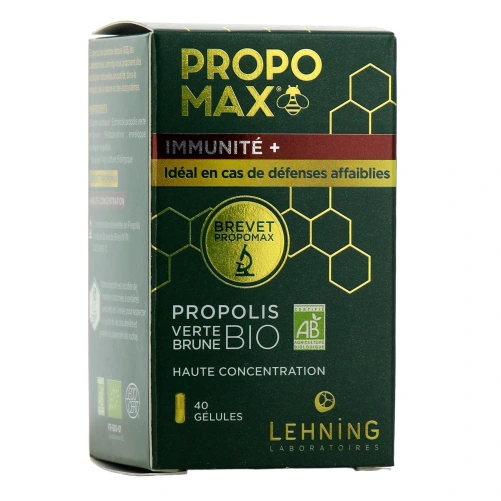 Lehning Propomax Gélules Immunité Extrait de Propolis Bio