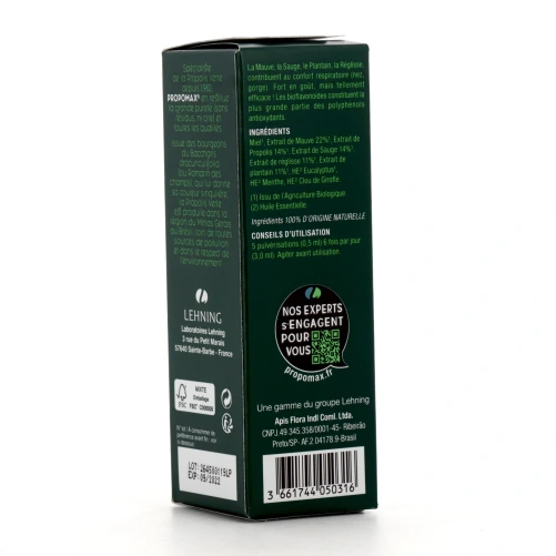 Lehning Propomax Spray Gorge Fort Propolis Bio