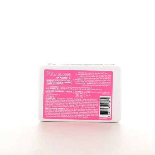 Lehning Pâte Suisse Echinacée et Acerola