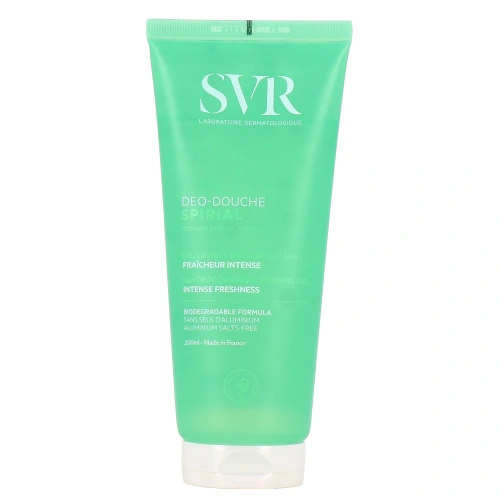 SVR Spirial Déo douche Gel lavant déodorant