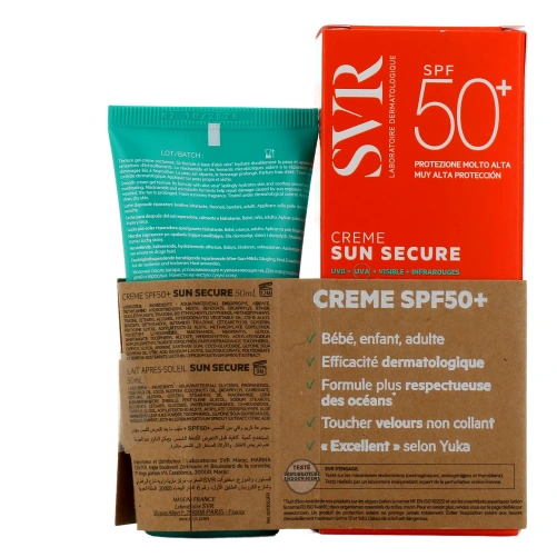SVR Sun Secure Crème Solaire Hydratante SPF 50+