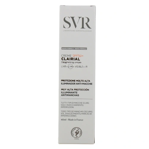 SVR Clairial Crème SPF 50+ Anti-Taches Eclat