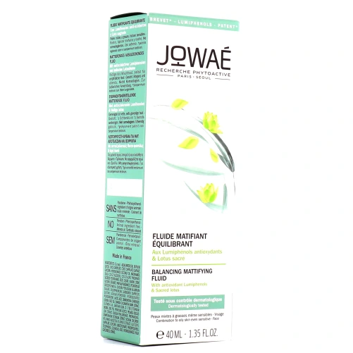 Jowaé Fluide matifiant équilibrant