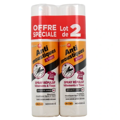Expert 123 Anti-Moustiques Vêtements et Tissus