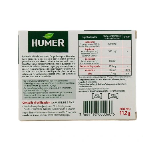 Humer Jour/Nuit Nez et Gorge