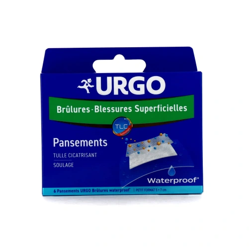 Urgo Pansements Waterproof Brûlures & Blessures Superficielles